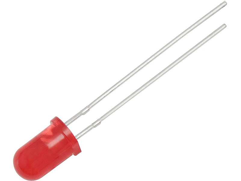 LED Diode - 5mm - Rood mat - Per stuk LED Diode - 5mm - Rood mat - Per stuk